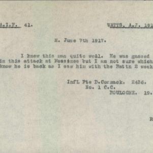 Soldier packet page