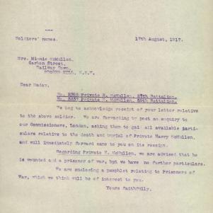 Soldier packet page