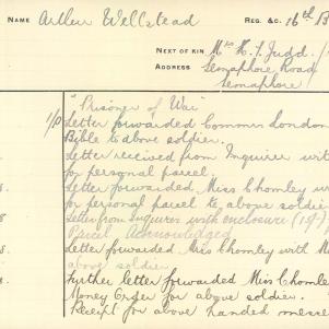 Soldier packet page