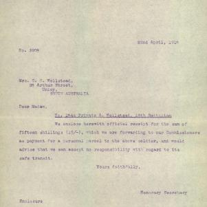 Soldier packet page