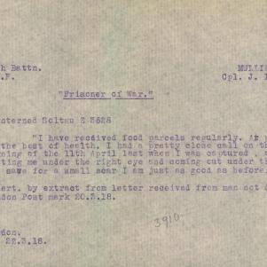 Soldier packet page