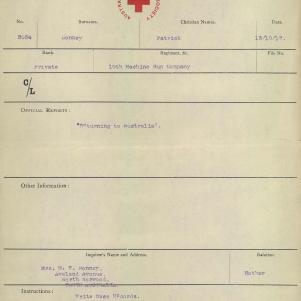 Soldier packet page