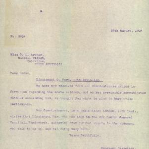 Soldier packet page