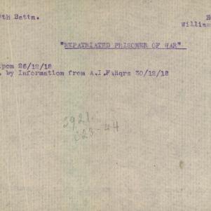Soldier packet page