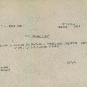 Soldier packet page