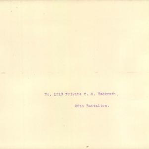 Soldier packet page