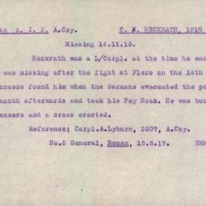 Soldier packet page