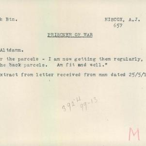 Soldier packet page