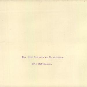 Soldier packet page