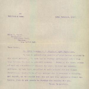 Soldier packet page