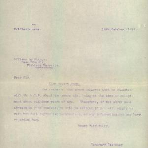 Soldier packet page