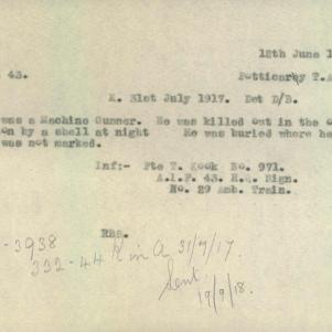 Soldier packet page