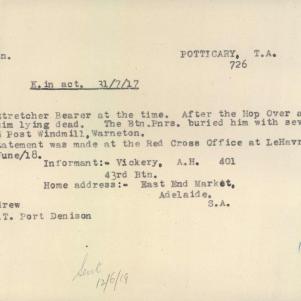 Soldier packet page