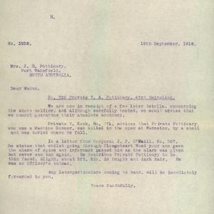 Soldier packet page
