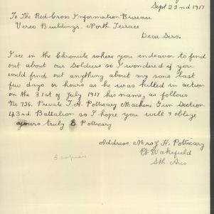 Soldier packet page