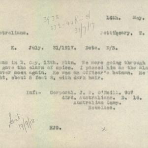 Soldier packet page