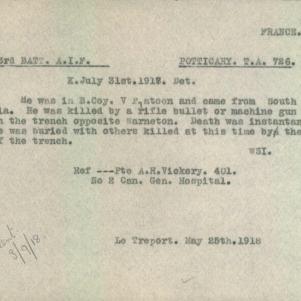 Soldier packet page