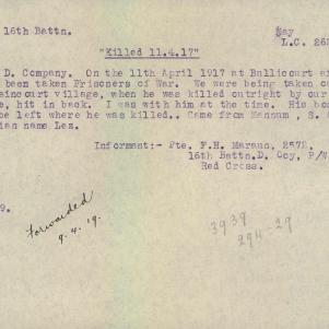 Soldier packet page