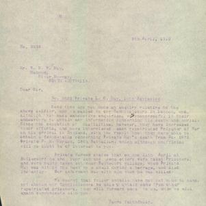 Soldier packet page