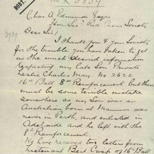Soldier packet page