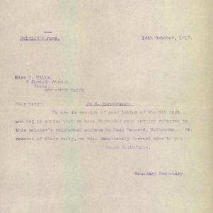 Soldier packet page