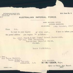 Soldier packet page