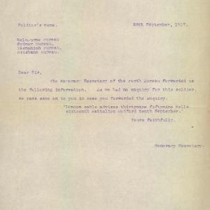 Soldier packet page