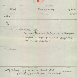 Soldier packet page