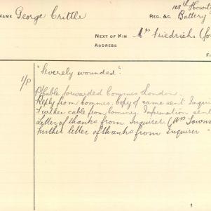 Soldier packet page