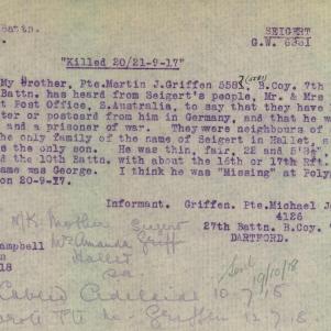 Soldier packet page