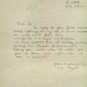 Soldier packet page