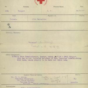 Soldier packet page