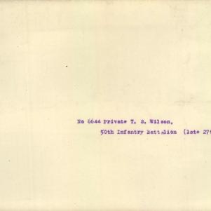 Soldier packet page
