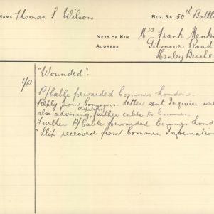 Soldier packet page