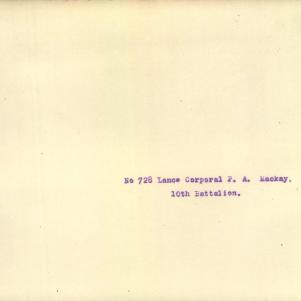 Soldier packet page