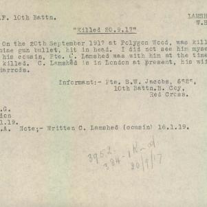 Soldier packet page
