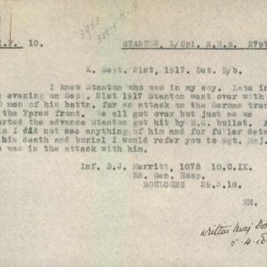 Soldier packet page
