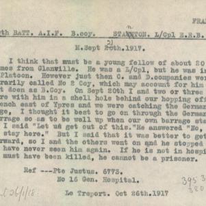 Soldier packet page