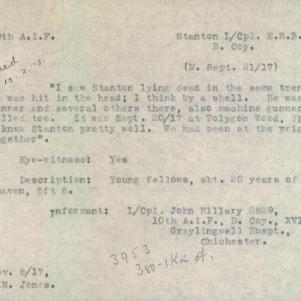 Soldier packet page