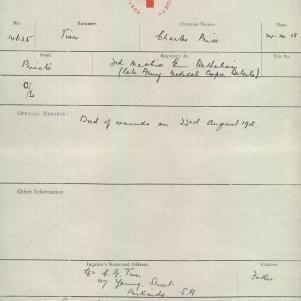Soldier packet page
