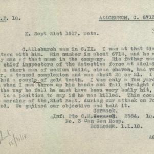 Soldier packet page