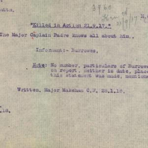 Soldier packet page