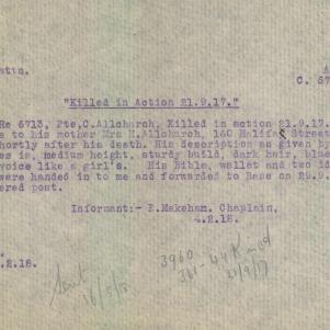 Soldier packet page