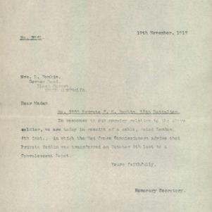 Soldier packet page