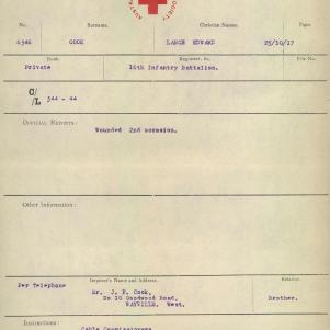 Soldier packet page