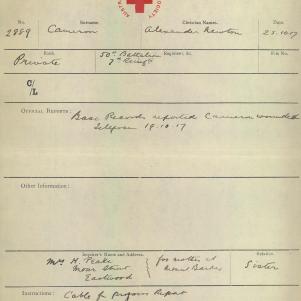 Soldier packet page
