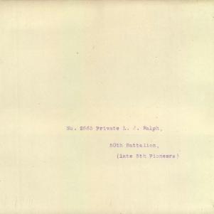 Soldier packet page