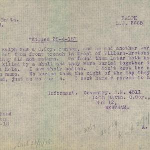 Soldier packet page