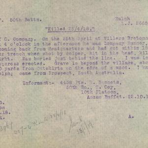 Soldier packet page