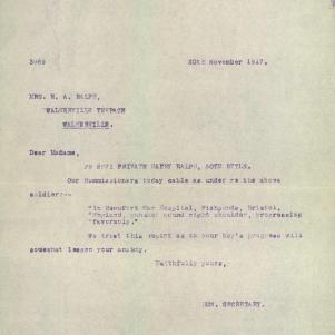 Soldier packet page